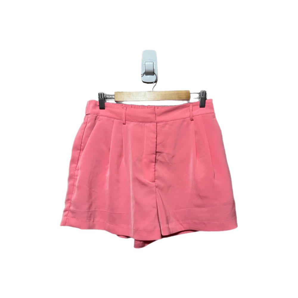 Z Supply Pleated Shorts Womens L Pink Excellent High Waist Dressy ZS231577S